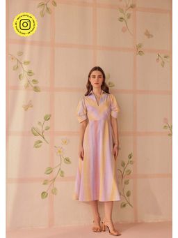 Sage By Mala - Fiora Lavender Midi Dress