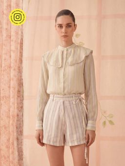 Sage By Mala - Violetta Ivory Shorts