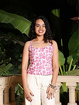 NISHORAMA - Tyla Corset Top Pink
