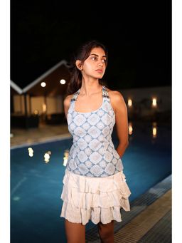 NISHORAMA - Tia Katha Nazar Top Blue