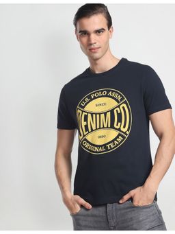 U.S. Polo Assn. Denim Co. - Circle Brand Print Cotton T-shirt
