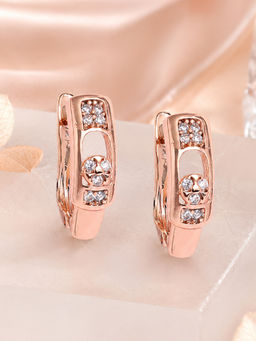 Estele - Gold Finish Minimal Hoop Earrings