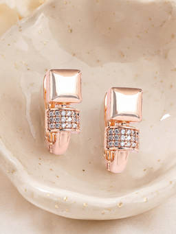 Estele - Gold Plated Hoop Earrings