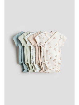 H&M - Kids Multi-Color 5-Pack Cotton Bodysuits