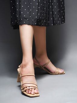 CLOG LONDON - Beige Womens Sandals Heels