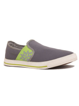WOODLAND - Grey Mens Canvas Shoes