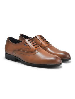 WOODLAND - Tan Mens Formal Oxfords