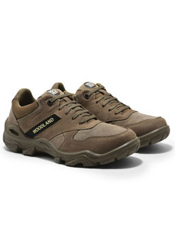 WOODLAND - Khaki Mens Sneakers