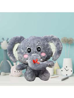 TOYTALES - Big Ear Elephant Adorable Plush Toy for Kids Grey (Large)