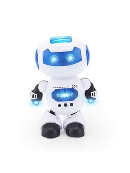 TOYTALES - Dancing Robot with 3D Lights and Music 360° Body Spinning for Kids (Medium)