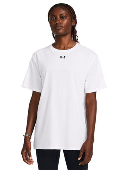 Under Armour - Womens Campus Oversize Short Sleeve White