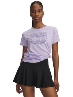 Under Armour - Womens Varsity Short Sleeve Purple