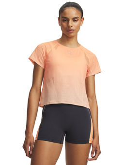 Under Armour - Womens Halo Run Short Sleeve Orange
