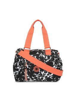 Baomi - Crinkle Range Black & Peach Color Soft Case Nylon Sling Bag - Ba-815031011