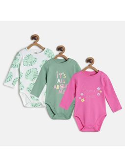 MINI KLUB - Baby Girls Multi Body Suit (Set of 3)