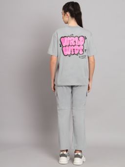 Griffel - World Wide Oversized T-shirt & Short (Set of 2)