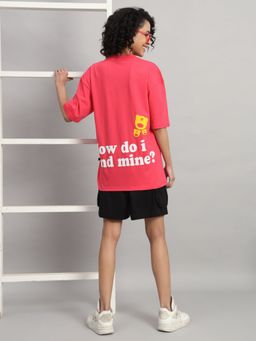 Griffel - Women Find mine ? Pink T-shirt and Shorts (Set of 2)