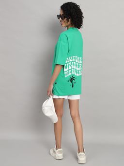 Griffel - Women Palms Parrot T-shirt and Shorts (Set of 2)