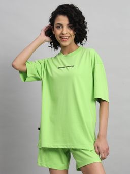 Griffel - Women Basic Logo Oversized Parrot T-shirt