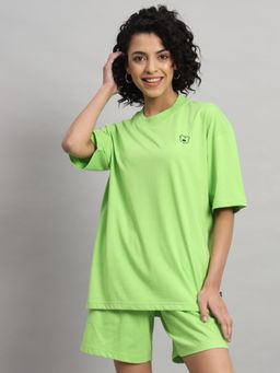 Griffel - Women Teddy Logo Oversized Parrot T-shirt