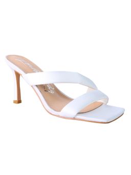 London Rag - Solid White Heels