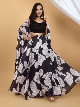 HANDME - Trendy Silk Three- Piece Coord Set