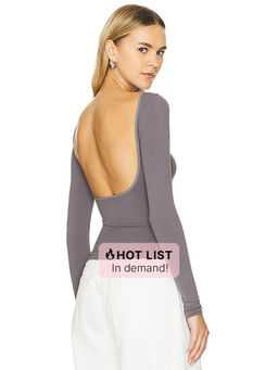 Free People - X Intimately Fp Low Back Seamless Long Sleeve