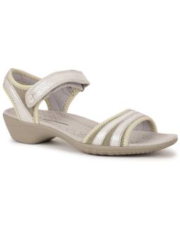 Hush Puppies - Solid Grey Heeled Sandals
