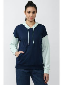 Van Heusen - Navy Blue Hoodie Colorblock