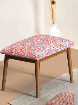 Chumbak - Jodhpur Bench Small - Earthy Florals Peach