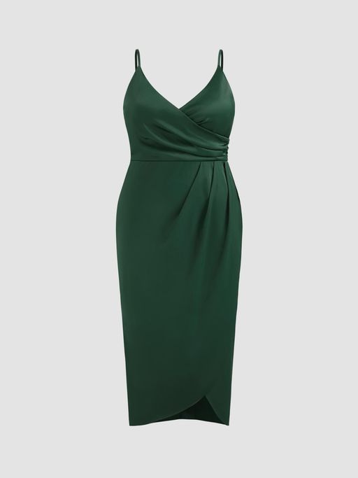 green emerald velvet dress Amazon.com: CIDER Women Summer 2025 Wedding Guest Cocktail Dresses Solid  Satin Cowl Neck Cami Mini Dress Emerald Green : Clothing, Shoes & Jewelry main image 1