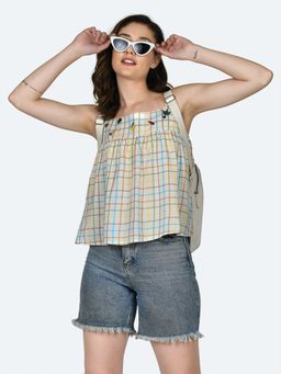 Zink London - Women Multicolor Checks Top