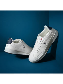 U.S. POLO ASSN. - Mens Camry White Sneakers