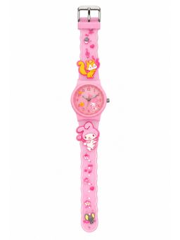 Priaansha Creations - Kids Pink Bow Cartoon Analog Watch