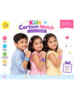 Priaansha Creations - Kids Cartoon Watch Combo Pack Of 3 (Pack of 3)
