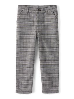 Gymboree - Boys Grey Checks Trousers (5-6 Years)