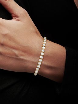 MISS JO - Brilliant Round Shaped Solitaire Tennis Bracelet