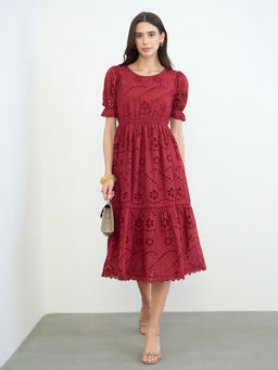 Styli - Women Printed Cotton Dress
