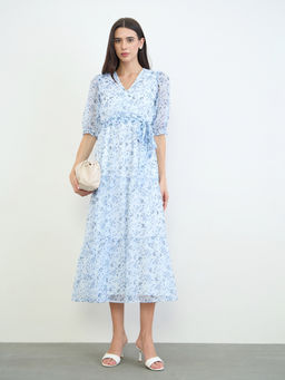 Styli - Women Printed Polyester Dress