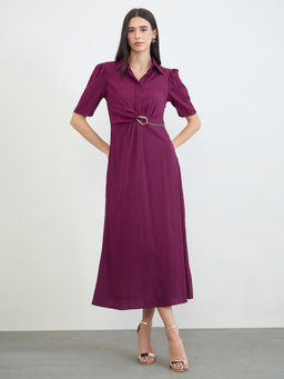 Styli - Women Solid/Plain Polyester Dress