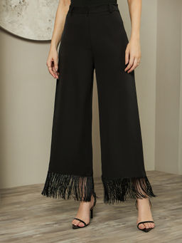 Styli - Women Solid/Plain Polyester Pant