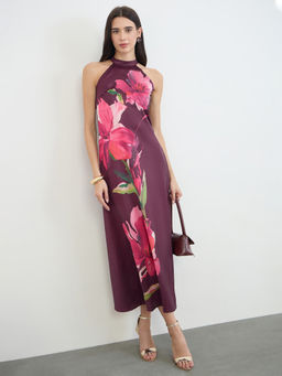 Styli - Women Printed Polyester Dress
