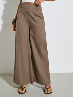 Styli - Women Solid/Plain Cotton Pant