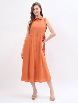 Madame - Women Solid/Plain Rayon Dress