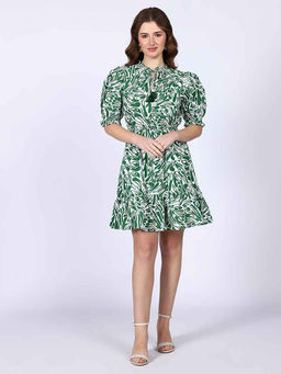 Saint G - Women Abstract Cotton Dress