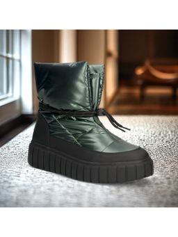 BAGATT - Green Piper Revo Green and Black Women Casual Boots