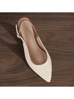 BAGATT - Dafina Women Off White Kitten Heels Pumps