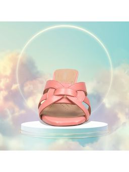 BAGATT - Inola Women Pink Leather Sandals Heels