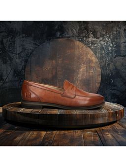 BAGATT - Edwina Women Cognac Leather Slip-Ons