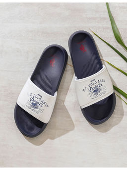 U.S. POLO ASSN. - Men Toplin 5.0 Off White Sliders